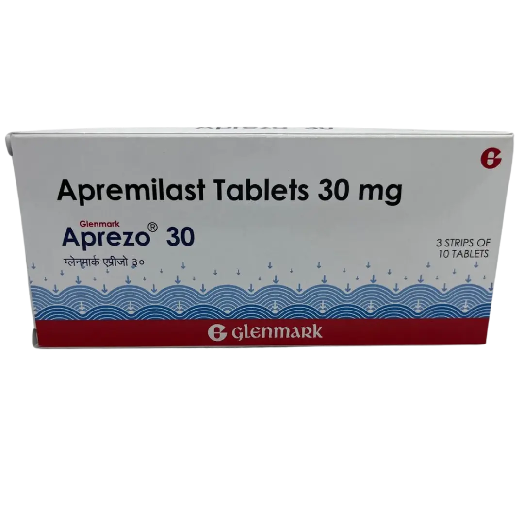 Апремиласт Апрезо (Apremilast) - 30 мг 1 Апремиласт Апрезо (Apremilast) - 30 мг