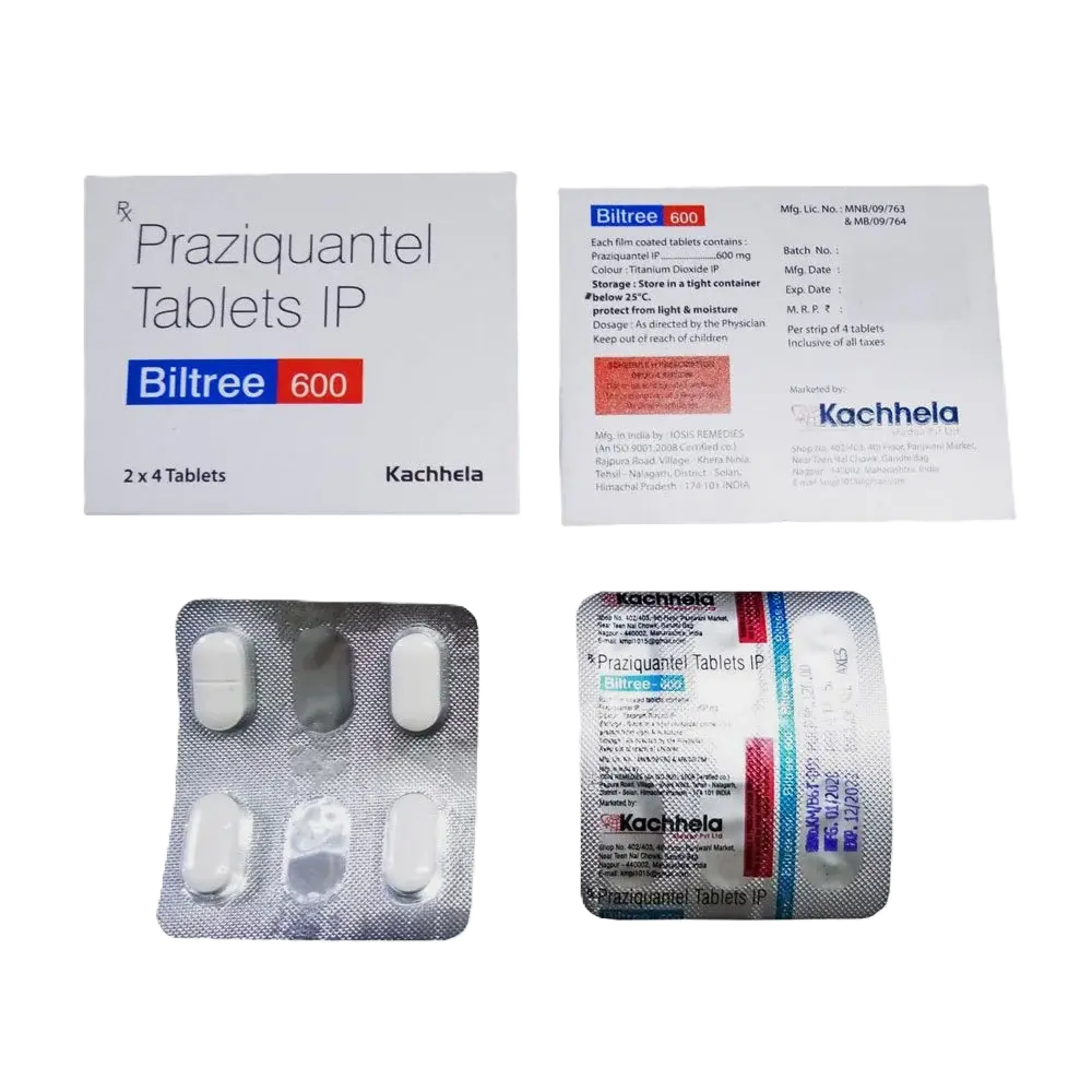 Празиквантел Бильтрицид 600 мг 2 Празиквантел Бильтрицид 600 мг